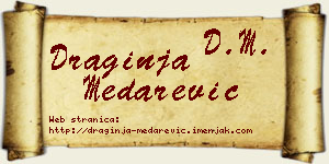 Draginja Medarević vizit kartica